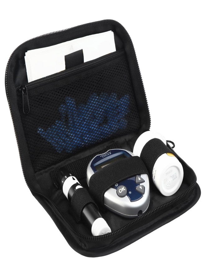 GENCAM Diabetes Travel Case for One Touch Ultra 2, Blood Glucose Monitor Carrying Case for One Touch Ultra 2/Accu Chek, Diabetic Organizer Carrying Bag Kit - Image 1